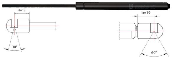 METZGER 2110457 Gas Spring, bonnet for AUDI